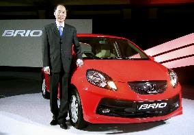 Honda launches Brio hatchback in India