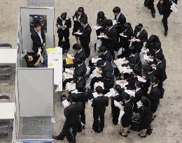 Japan companies begin offering jobs to prospective graduates