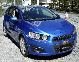 GM Chevrolet's Sonic compact car