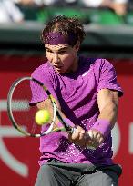 Nadal cruises into q'finals at Japan Open