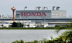 Honda Automobile plant in flood-hit Thailand