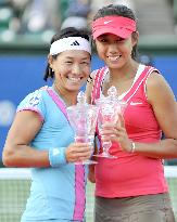 Date-Krumm partners Zhang to doubles title at Japan Women's Open
