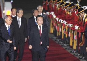 Japan Prime Minister Noda in S. Korea