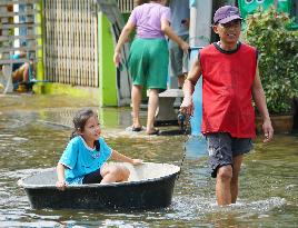 Northern Bangkok inundated