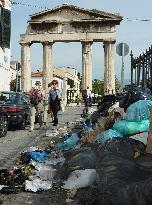 Aftermath of strike in Athens