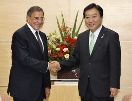 Japan PM Noda meets with U.S. Defense Secretary Panetta