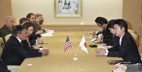 U.S. defense chief, Japan foreign minister