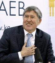 Kyrgyz President-elect Atambayev