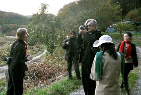 Film director Wenders in Fukushima