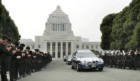 Japan upper house chief dies