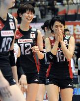 Japan beats Argentina in women's volleyball World Cup