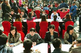 Large-scale match-making event in Shanghai