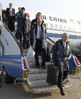 Japan national team arrives in Pyongyang