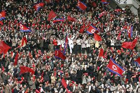North Korean soccer fans
