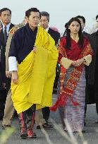 Bhutan king, queen in Fukushima