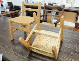 'One-and-only' chair for babies in disaster-hit areas