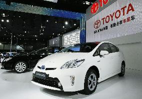 Toyota's Prius at motor show