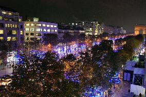 Illuminations in Champs Elysees