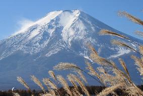 Snow-capped Mt. Fuji