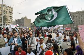 Protesters in Cairo