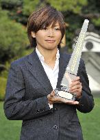 Kawasumi receives Nadeshiko League Player of the Year award