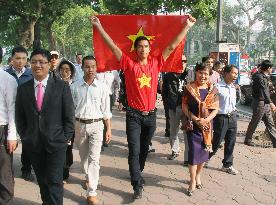 Demonstration in Hanoi