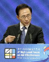 S. Korean President Lee