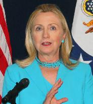 Clinton in press conference