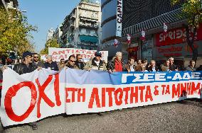 Labor strike in Athens