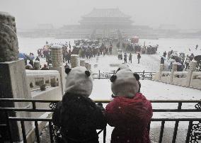 Snow in Beijing
