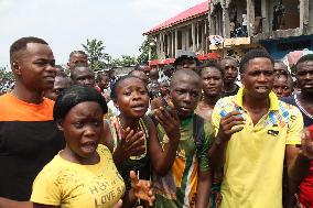 Election-related clashes in Kinshasa