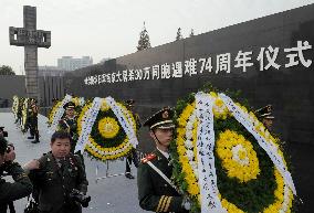 Memorial ceremony in Nanjing