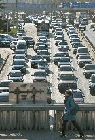 Traffic jam in Beijing