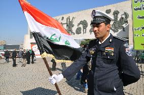 Police officer in Baghdad