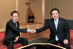 PM Noda, South Korean President Lee in Kyoto