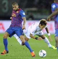 Santos' Neymar in Club World Cup final