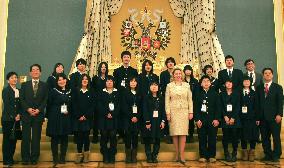 Japanese quake-hit students invited to Kremlin