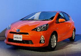 Toyota releases Aqua compact hybrid