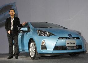 Toyota releases Aqua compact hybrid