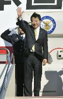 Japan PM Noda leaves for India