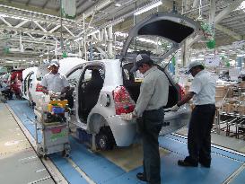 Toyota Etios manufactured in India