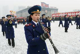 Huge rally in Pyongyang