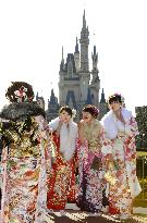 New adults celebrate coming-of-age at Tokyo Disneyland