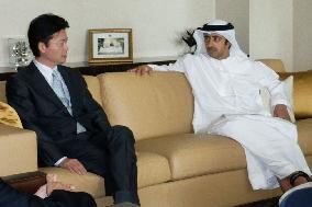 Japan Foreign Minister Gemba in Abu Dhabi