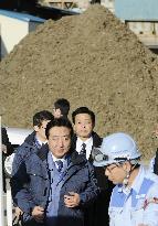PM Noda in disaster-hit Iwate Pref.