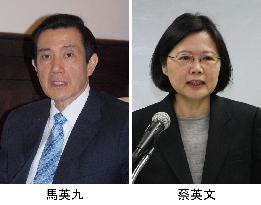 Taiwan Pres. Ma, opposition party chief Tsai