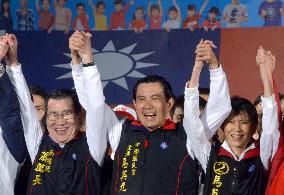 Ma wins reelection as Taiwan president