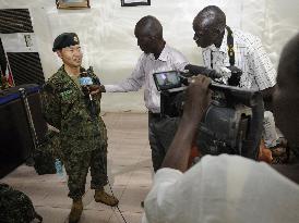 Japanese GSDF group arrives in S. Sudan