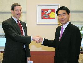 U.S. special adviser Einhorn in Seoul