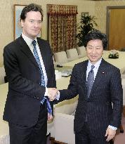 Japanese, British finance chiefs meet in Tokyo